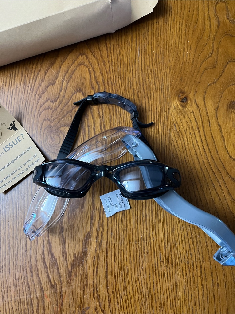 NIB Aegend swim antifog goggles